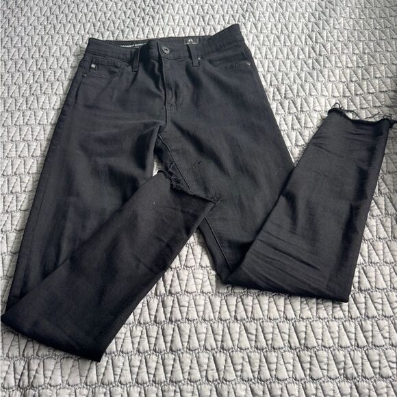 AG Adriano Goldschmied Black Skinny Jeans Size 25 - Picture 7 of 16